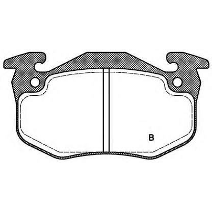 Foto Juego de pastillas de freno OPEN PARTS BPA014450