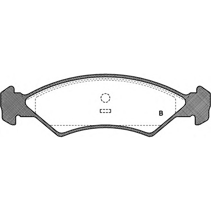 Zdjęcie Zestaw klocków hamulcowych, hamulce tarczowe OPEN PARTS BPA016800