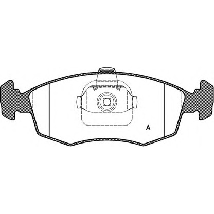 Фото Комплект тормозных колодок, дисковый тормоз OPEN PARTS BPA017210