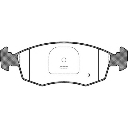 Фото Комплект тормозных колодок, дисковый тормоз OPEN PARTS BPA017210