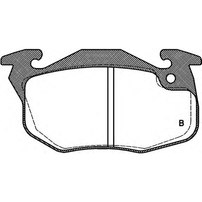 Фото Комплект тормозных колодок, дисковый тормоз OPEN PARTS BPA019222