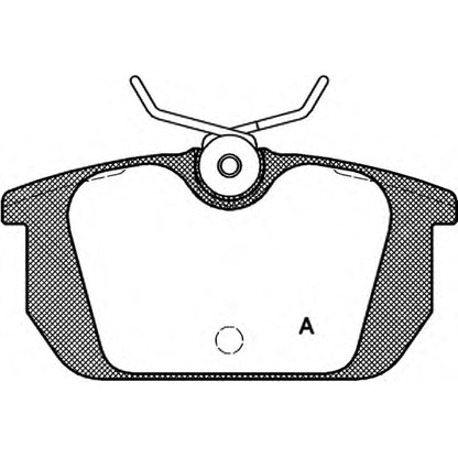 Foto Kit pastiglie freno, Freno a disco OPEN PARTS BPA023100