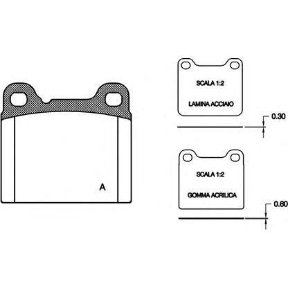 Photo Brake Pad Set, disc brake OPEN PARTS BPA025720