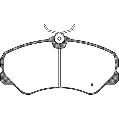 Foto Kit pastiglie freno, Freno a disco OPEN PARTS BPA026102