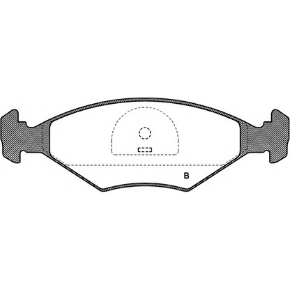 Фото Комплект тормозных колодок, дисковый тормоз OPEN PARTS BPA028110