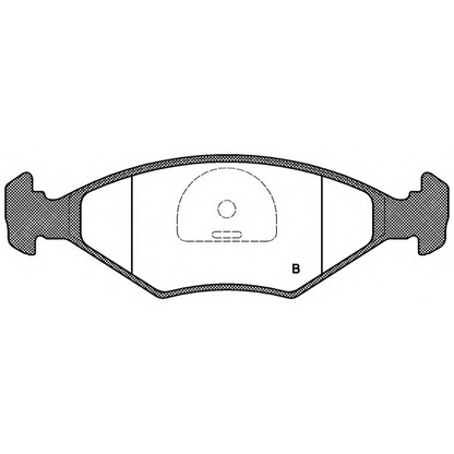 Photo Brake Pad Set, disc brake OPEN PARTS BPA028132
