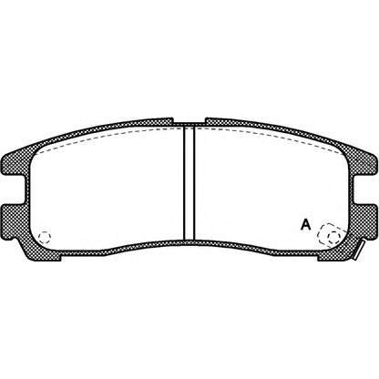 Foto Kit pastiglie freno, Freno a disco OPEN PARTS BPA029102