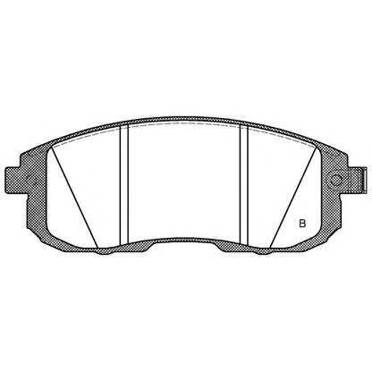 Foto Kit pastiglie freno, Freno a disco OPEN PARTS BPA029314