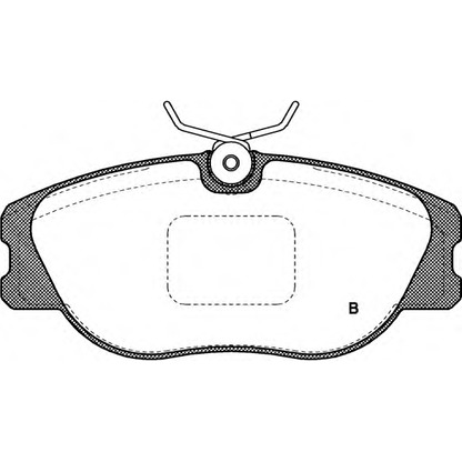 Фото Комплект тормозных колодок, дисковый тормоз OPEN PARTS BPA030531