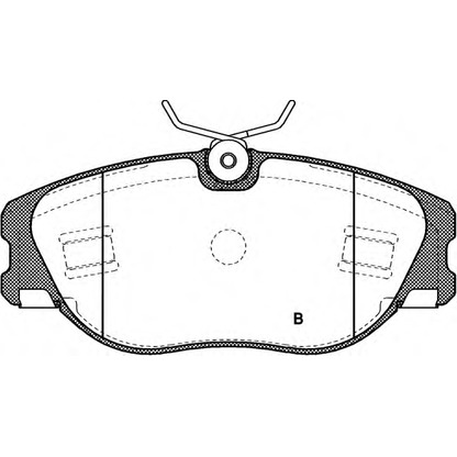 Photo Brake Pad Set, disc brake OPEN PARTS BPA030572