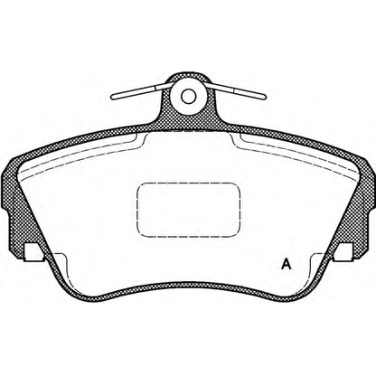 Photo Brake Pad Set, disc brake OPEN PARTS BPA030910