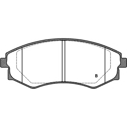 Foto Bremsbelagsatz, Scheibenbremse OPEN PARTS BPA031812