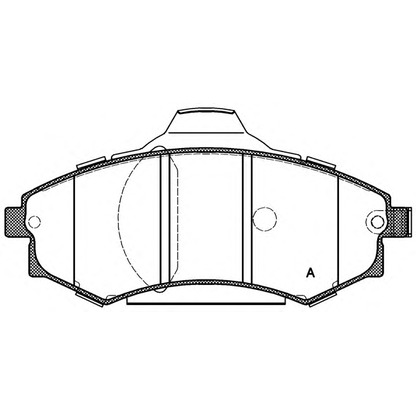 Foto Kit pastiglie freno, Freno a disco OPEN PARTS BPA031892