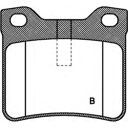 Фото Комплект тормозных колодок, дисковый тормоз OPEN PARTS BPA032110