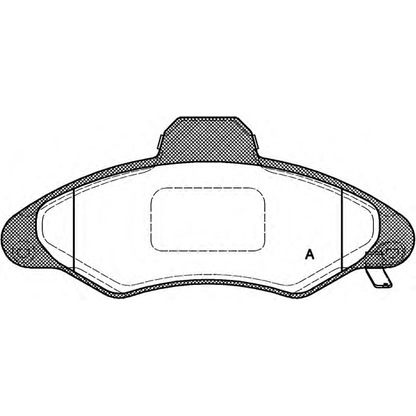 Photo Brake Pad Set, disc brake OPEN PARTS BPA033104