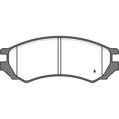 Foto Bremsbelagsatz, Scheibenbremse OPEN PARTS BPA034400