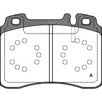 Photo Brake Pad Set, disc brake OPEN PARTS BPA037920