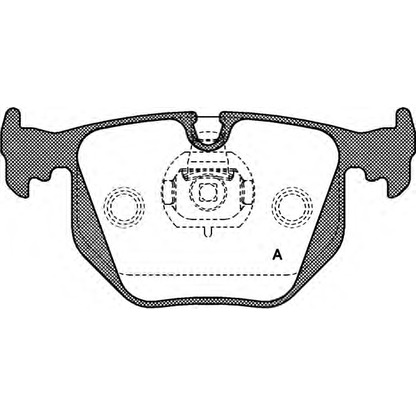 Фото Комплект тормозных колодок, дисковый тормоз OPEN PARTS BPA038120