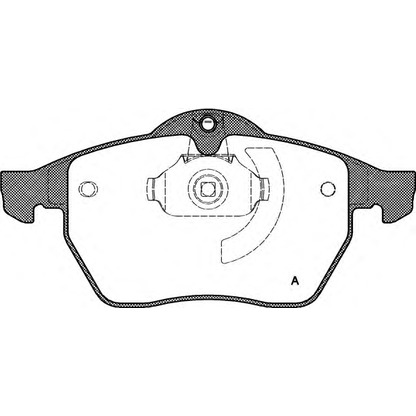 Photo Brake Pad Set, disc brake OPEN PARTS BPA039010