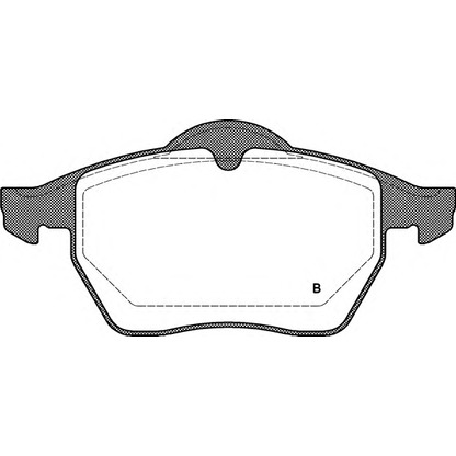 Photo Brake Pad Set, disc brake OPEN PARTS BPA039010