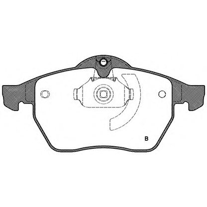 Photo Brake Pad Set, disc brake OPEN PARTS BPA039032