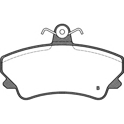 Foto Bremsbelagsatz, Scheibenbremse OPEN PARTS BPA040912