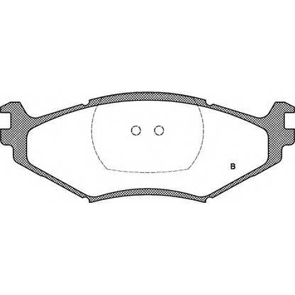 Фото Комплект тормозных колодок, дисковый тормоз OPEN PARTS BPA048302