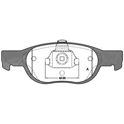 Photo Brake Pad Set, disc brake OPEN PARTS BPA058810