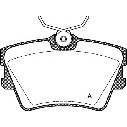 Photo Brake Pad Set, disc brake OPEN PARTS BPA059100