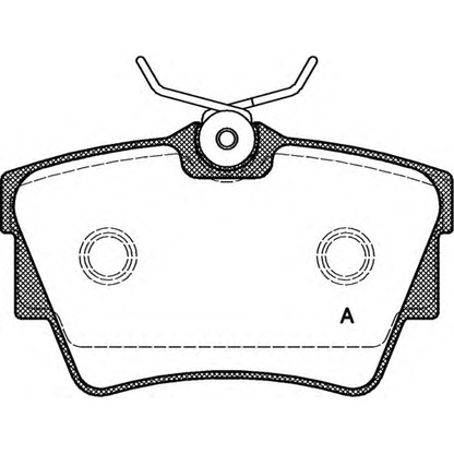 Photo Brake Pad Set, disc brake OPEN PARTS BPA059110