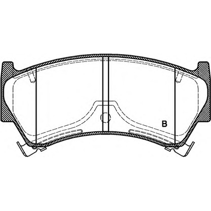 Фото Комплект тормозных колодок, дисковый тормоз OPEN PARTS BPA059212