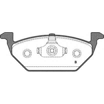 Photo Brake Pad Set, disc brake OPEN PARTS BPA063320