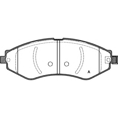 Photo Brake Pad Set, disc brake OPEN PARTS BPA064522