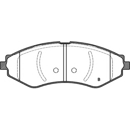 Photo Brake Pad Set, disc brake OPEN PARTS BPA064522