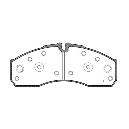 Фото Комплект тормозных колодок, дисковый тормоз OPEN PARTS BPA065142