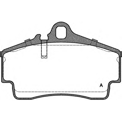 Photo Kit de plaquettes de frein, frein à disque OPEN PARTS BPA065400