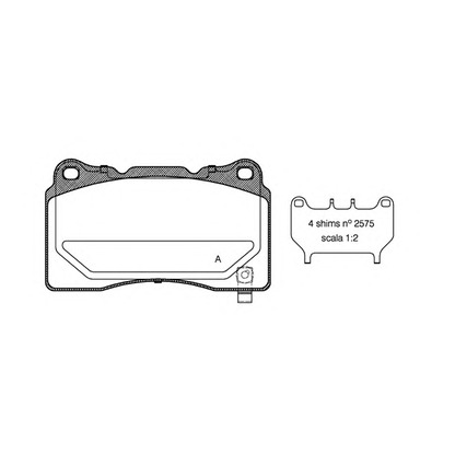 Photo Brake Pad Set, disc brake OPEN PARTS BPA066604