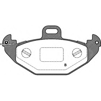 Photo Brake Pad Set, disc brake OPEN PARTS BPA068600