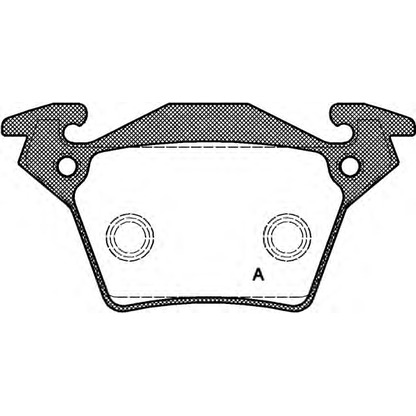 Photo Brake Pad Set, disc brake OPEN PARTS BPA071700