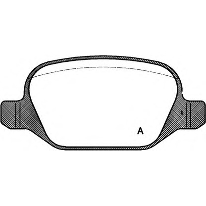 Foto Bremsbelagsatz, Scheibenbremse OPEN PARTS BPA072710