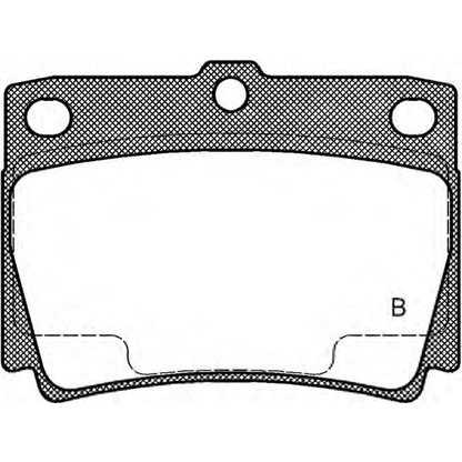 Foto Juego de pastillas de freno OPEN PARTS BPA075002