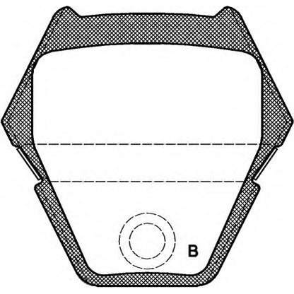 Фото Комплект тормозных колодок, дисковый тормоз OPEN PARTS BPA075222