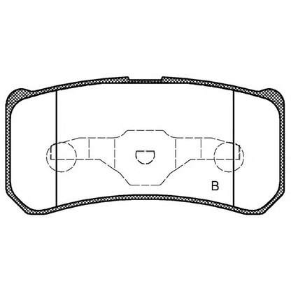 Photo Brake Pad Set, disc brake OPEN PARTS BPA080322