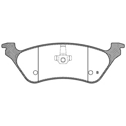 Photo Brake Pad Set, disc brake OPEN PARTS BPA081100