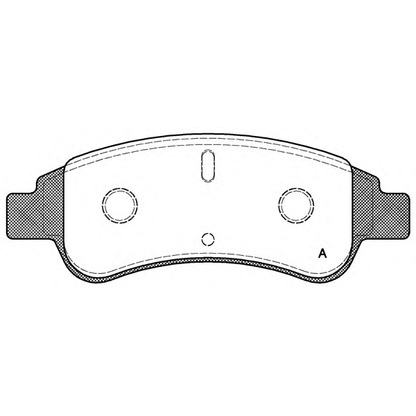 Photo Brake Pad Set, disc brake OPEN PARTS BPA084030