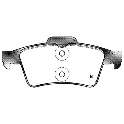 Foto Bremsbelagsatz, Scheibenbremse OPEN PARTS BPA084200