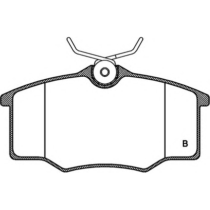 Photo Kit de plaquettes de frein, frein à disque OPEN PARTS BPA084600