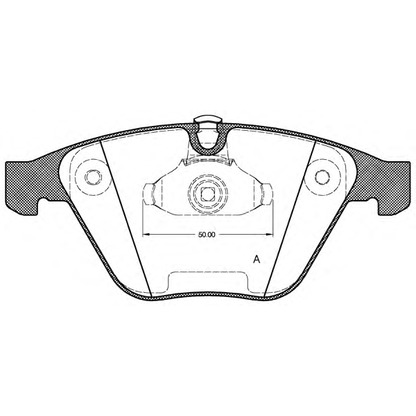 Photo Brake Pad Set, disc brake OPEN PARTS BPA085700