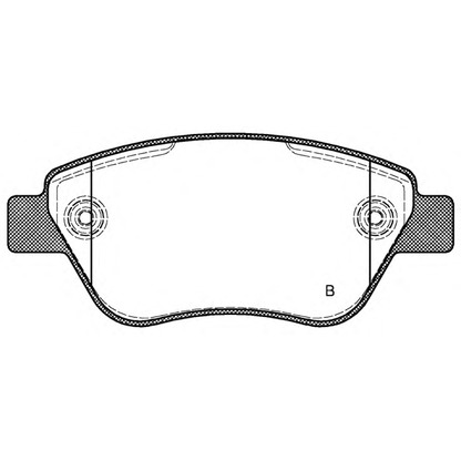 Photo Brake Pad Set, disc brake OPEN PARTS BPA085831