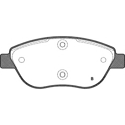 Фото Комплект тормозных колодок, дисковый тормоз OPEN PARTS BPA085901